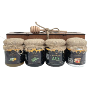 مجموعة 3 أنواع عسل طبيعية للعناية بالصحة + خلطة المتزوجين