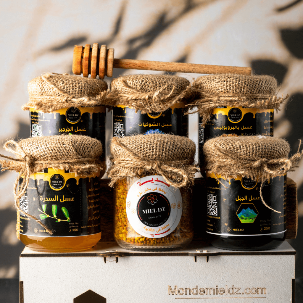 مجموعة 6 انواع عسل طبيعية