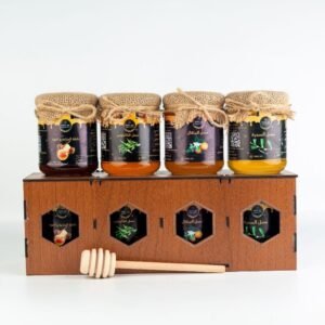 مجموعة أربع أنواع عسل طبيعية للمناعة